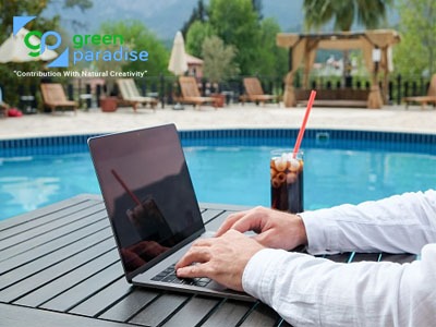 Create outdoor pool sanctuary by integrating the best elements